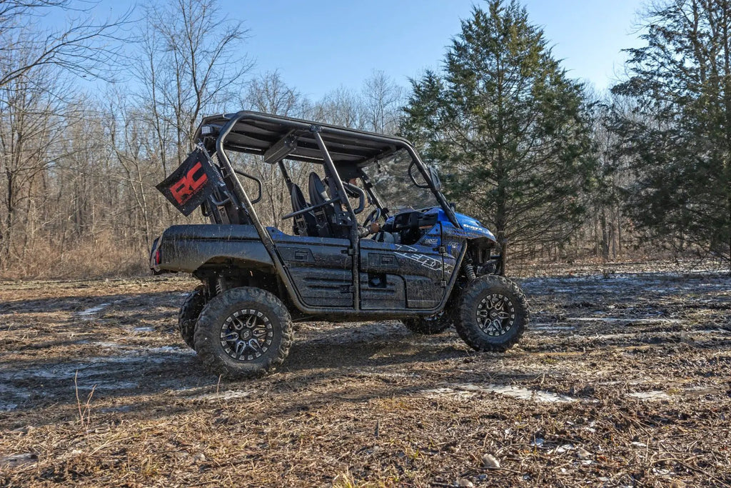Whip Mount | Cage | 4' Multl-Color LED Whip Pair | Kawasaki Teryx4 800 by Rough Country