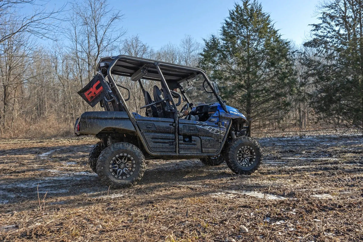 Whip Mount | Cage | 4' Multl-Color LED Whip Pair | Kawasaki Teryx4 800 by Rough Country