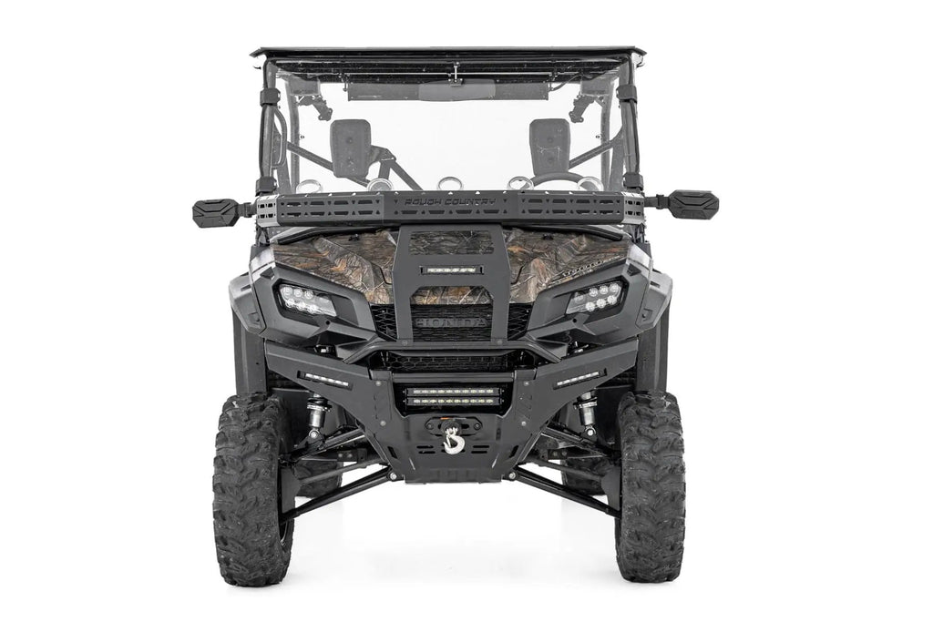 Front Cargo Rack |Black Series LED | 6" Light | Slim Line | Honda Pioneer 1000 by Rough Country