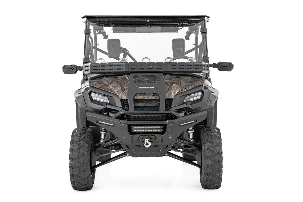 Front Cargo Rack |Black Series LED | 6" Light | Slim Line | Honda Pioneer 1000 by Rough Country