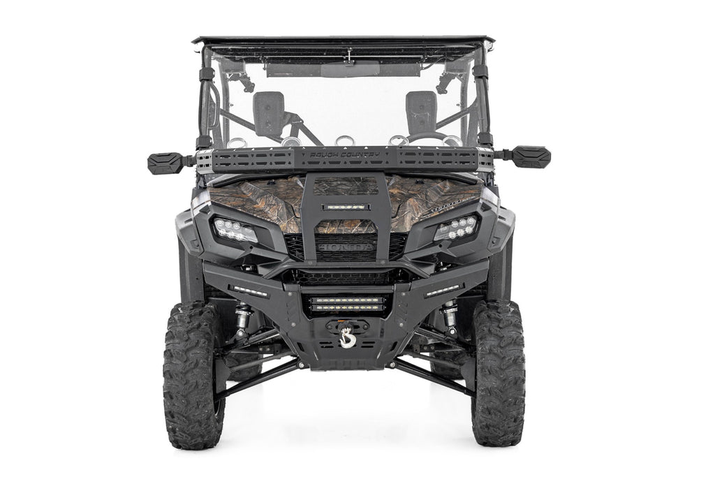 Front Cargo Rack |Black Series LED | 6" Light | Slim Line | Honda Pioneer 1000 by Rough Country