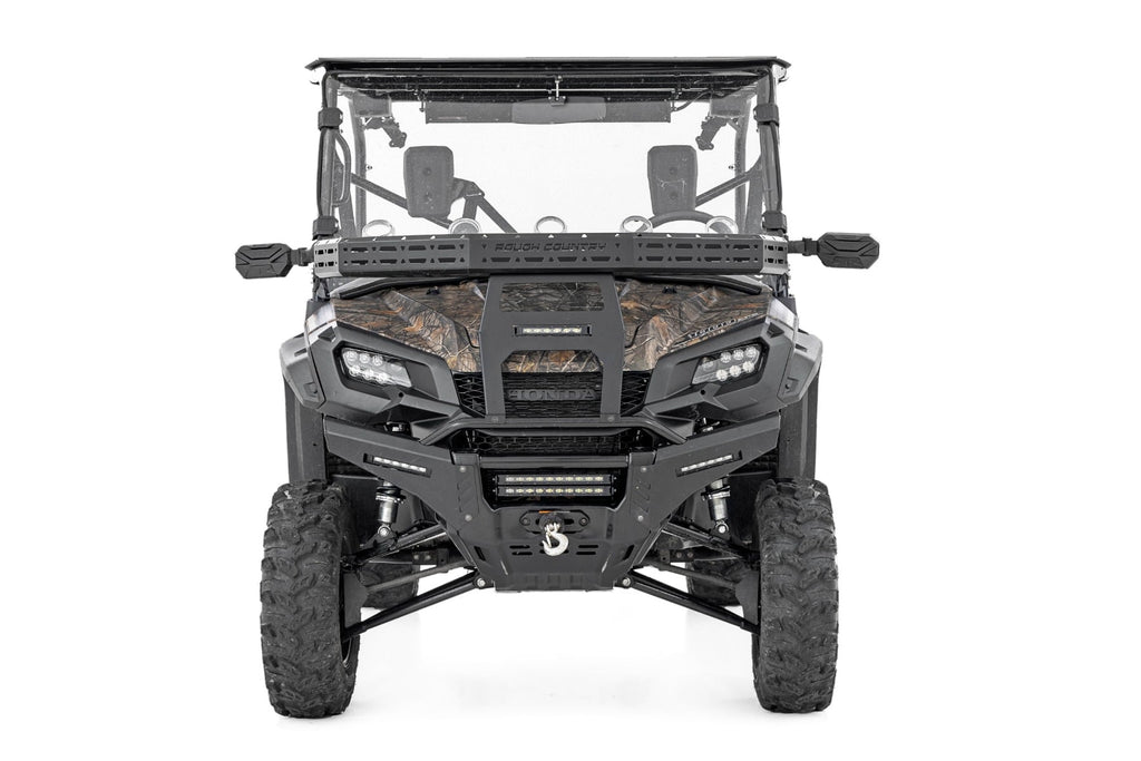 Front Cargo Rack |Black Series LED | 6" Light | Slim Line | Honda Pioneer 1000 by Rough Country
