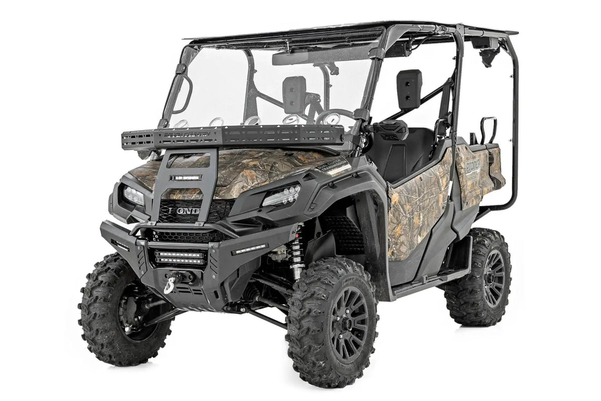 Front Cargo Rack |Black Series LED | 6" Light | Slim Line | Honda Pioneer 1000 by Rough Country