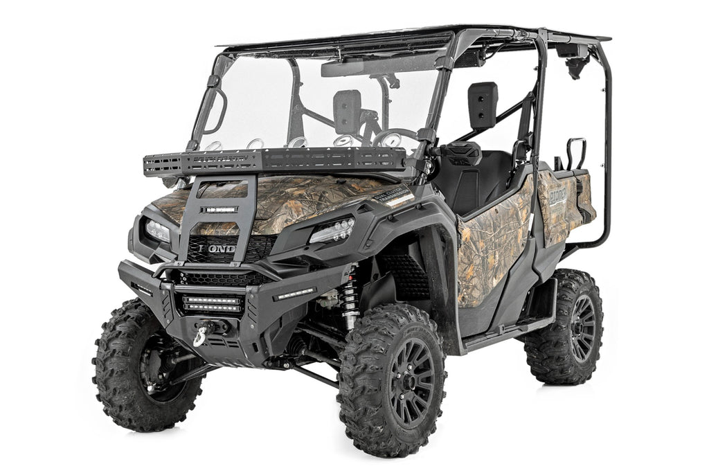 Front Cargo Rack |Black Series LED | 6" Light | Slim Line | Honda Pioneer 1000 by Rough Country
