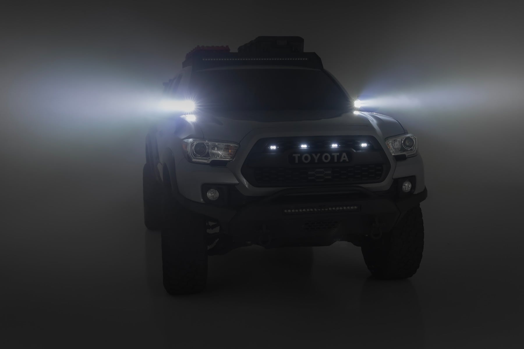 LED Light Kit | Ditch Mount | 2" Spectrum Pair | Spot | Toyota Tacoma (16-23) by Rough Country