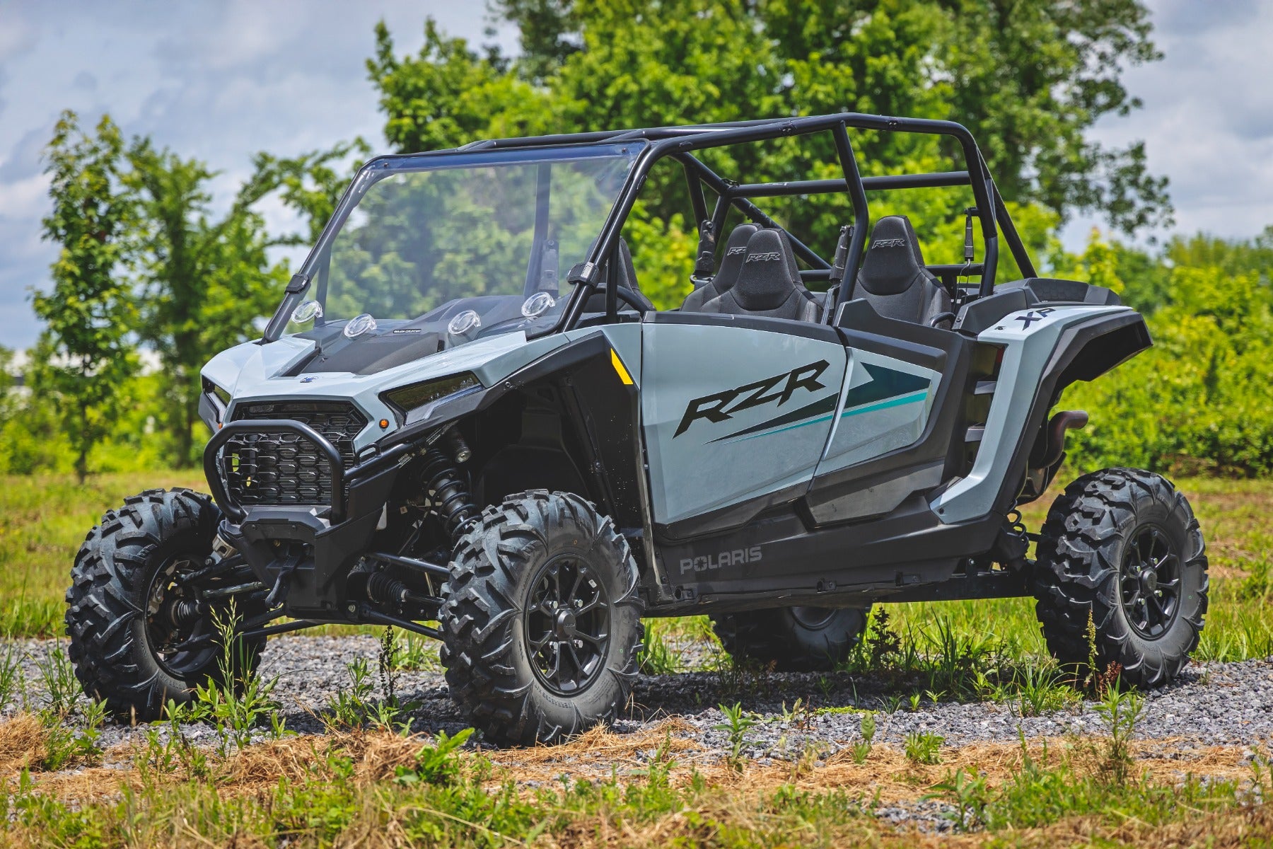 Vented Full Windshield | Scratch Resistant | Polaris RZR XP 4 1000 by Rough Country