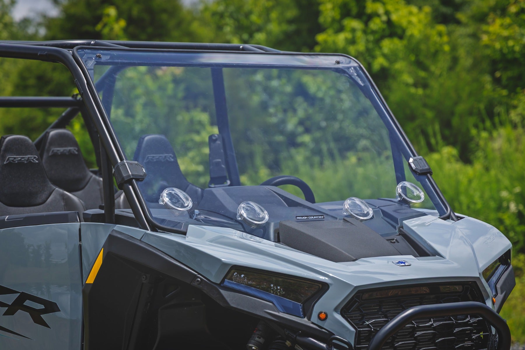 Vented Full Windshield | Scratch Resistant | Polaris RZR XP 4 1000 by Rough Country