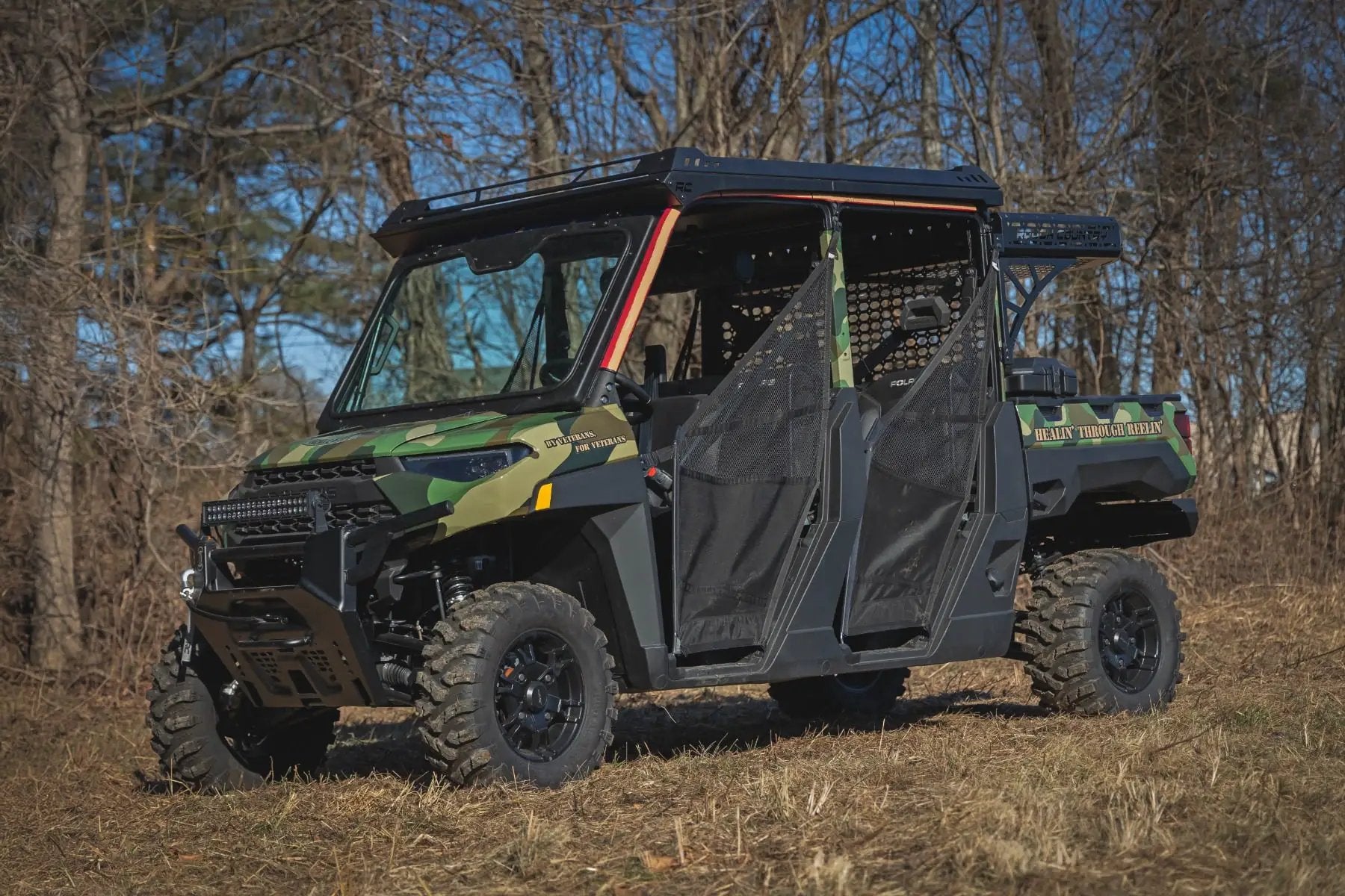 Electric Tilt Windshield | Glass | Formed Frame | Polaris Ranger XP 1000 by Rough Country