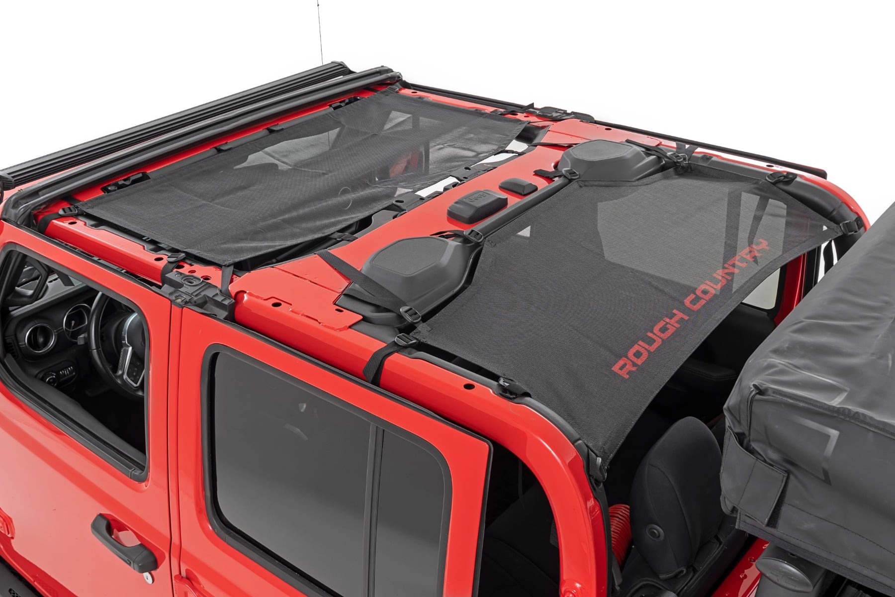 Mesh Bikini Top Plus | Black | Jeep Gladiator JT 4WD (2020-2024) by Rough Country