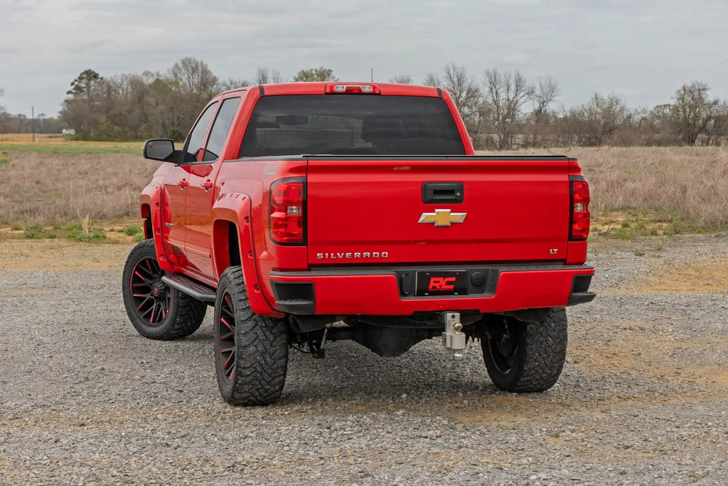 OV2 Running Boards | Side Step Bars | Crew Cab | Chevy/GMC 1500/2500HD/3500HD (07-19 & Classic) by Rough Country