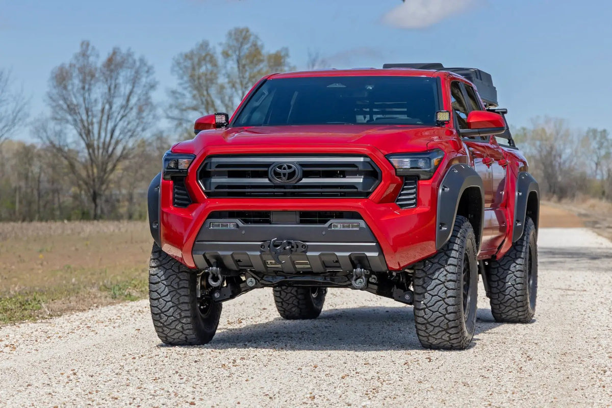 LED Light Kit | Ditch Mount | 2" Black Pair | White DRL | Toyota Tacoma (24-26) by Rough Country