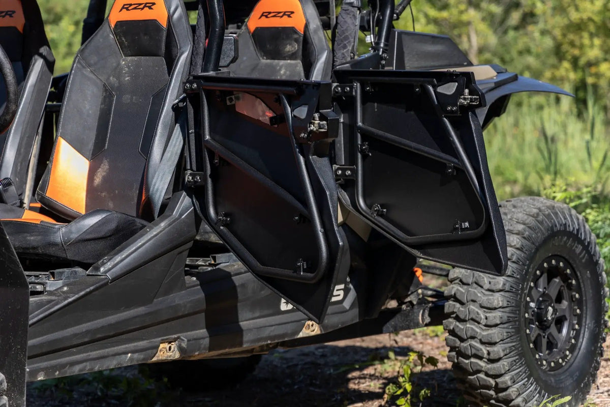 Aluminum Lower Half Doors | Rear | Polaris RZR XP 4 1000/RZR XP 4 Turbo S by Rough Country