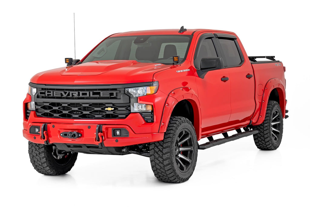 TR2 Running Boards | Chevy/GMC 1500/2500HD/3500HD (19-26) by Rough Country