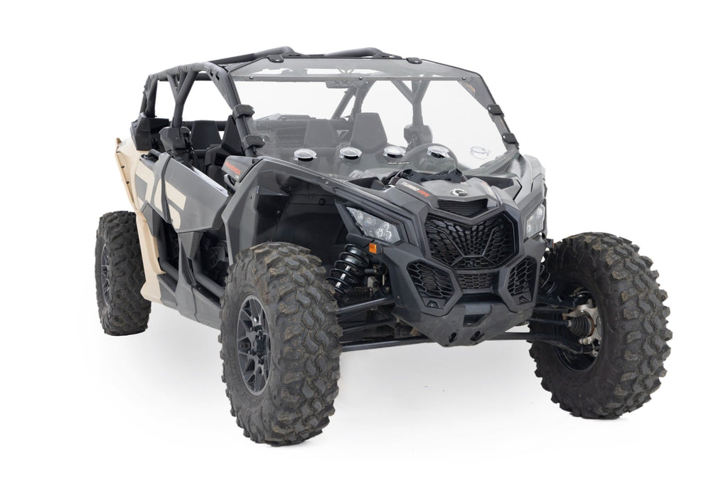 Vented Full Windshield | Scratch Resistant | Can-Am Maverick X3 by Rough Country