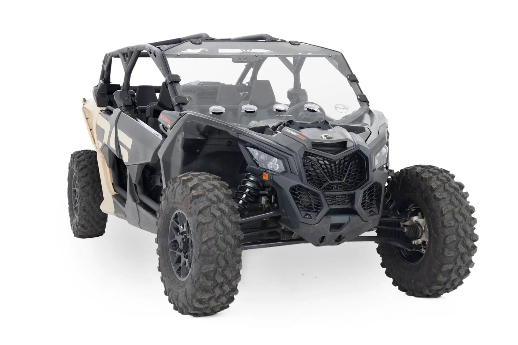 Vented Full Windshield | Scratch Resistant | Can-Am Maverick X3 by Rough Country