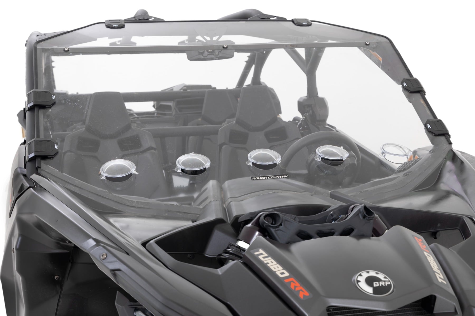 Vented Full Windshield | Scratch Resistant | Can-Am Maverick X3 by Rough Country