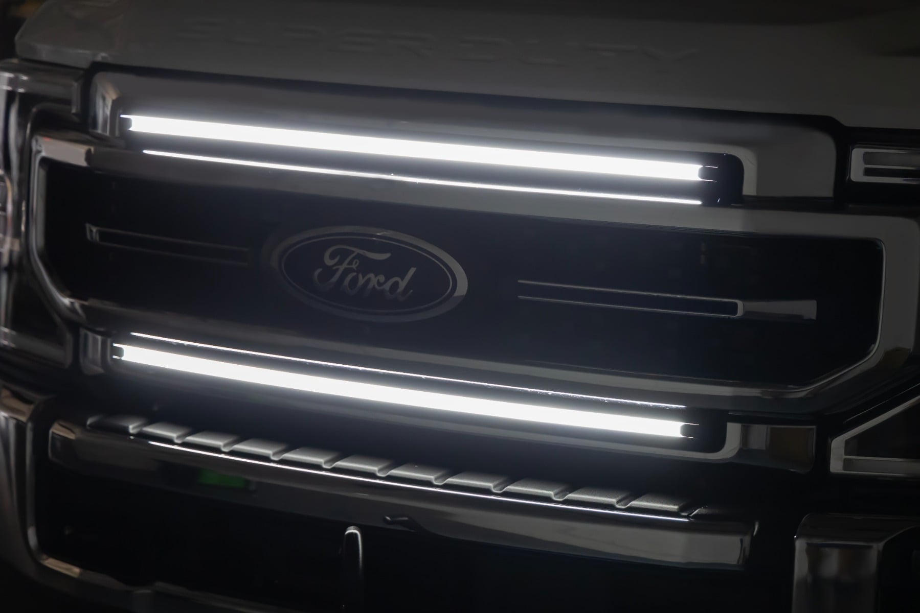 LED Light Kit | Grille Mount | 30 Inch DRL | Ford F-250/F-350 Super Duty (17-22) by Rough Country