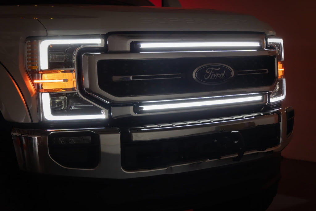 LED Light Kit | Grille Mount | 30 Inch DRL | Ford F-250/F-350 Super Duty (17-22) by Rough Country