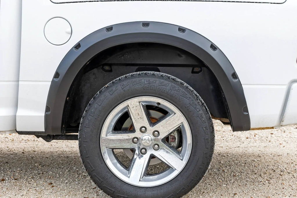 Pocket Fender Flares | PX8 Black Crystal | Ram 1500 2WD/4WD (2009-2018 & Classic) by Rough Country