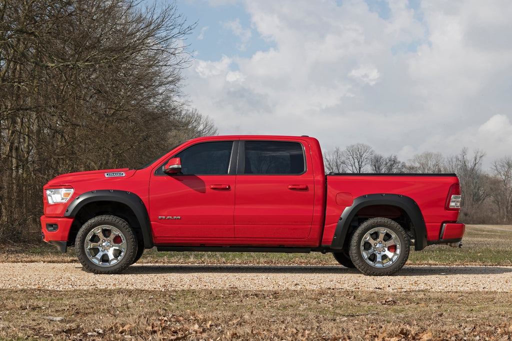 Caliper Covers | Front and Rear | Red | Ram 1500 2WD/4WD (2019-2026) by Rough Country