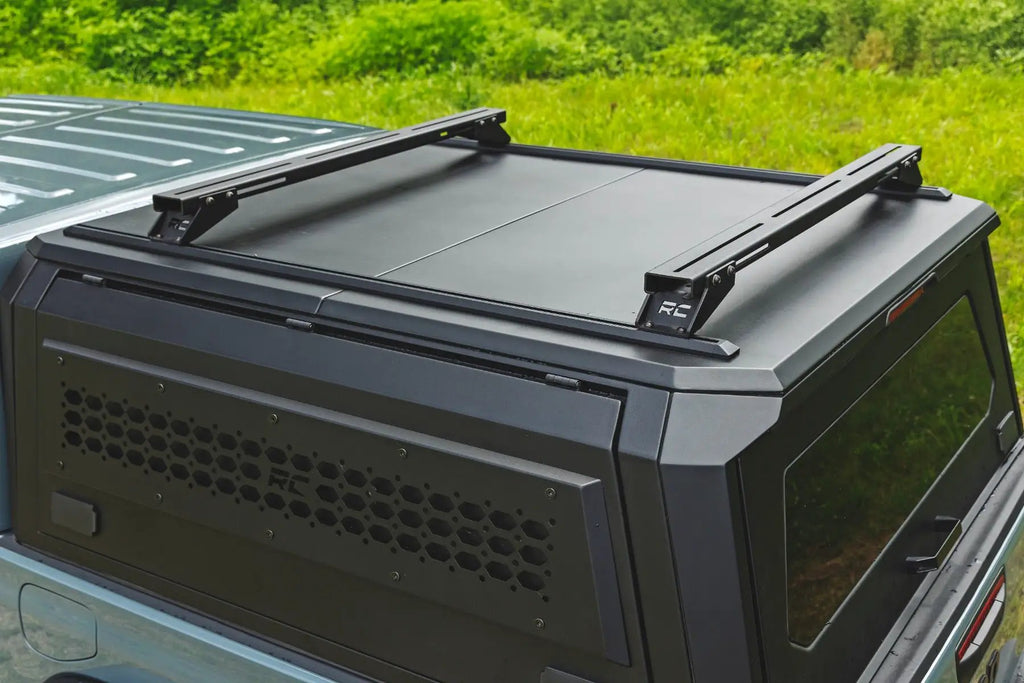 Adjustable Crossbars | Universal T-Slot | Bed Cap by Rough Country
