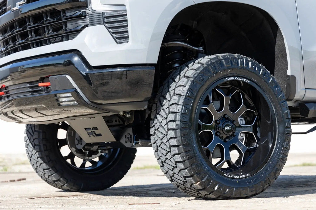 Rough Country 96 Series Wheel | One-Piece | Gloss Black | 22x10 | 6x5.5 | -19mm by Rough Country