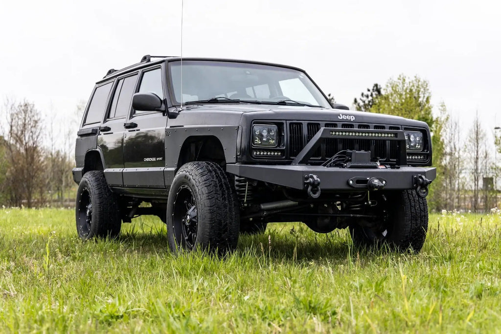 8 Inch Black Series LED Light Bar | Single Row | Pair by Rough Country