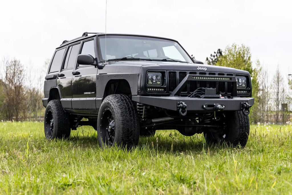 8 Inch Black Series LED Light Bar | Single Row | Pair by Rough Country