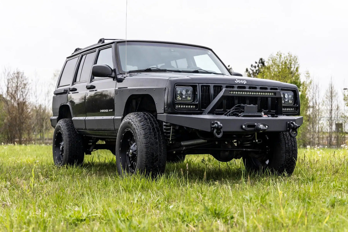 8 Inch Black Series LED Light Bar | Single Row | Pair by Rough Country
