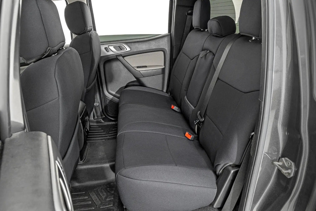 Seat Covers | FR Bucket and RR Bench | Ford Ranger 2WD/4WD (2019-2026) by Rough Country