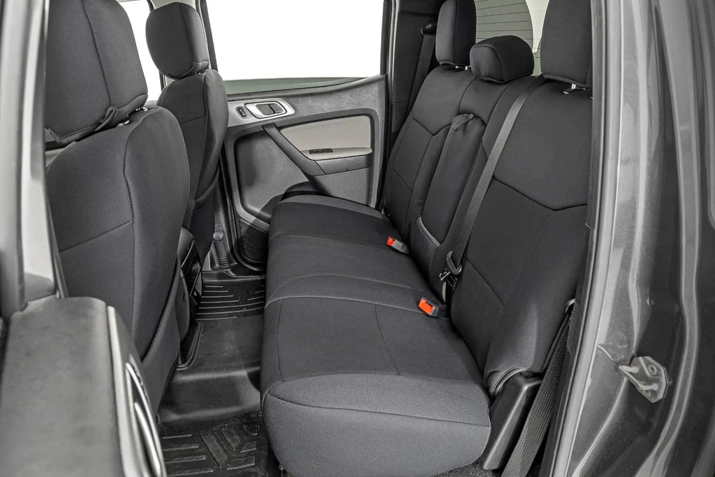 Seat Covers | FR Bucket and RR Bench | Ford Ranger 2WD/4WD (2019-2026) by Rough Country
