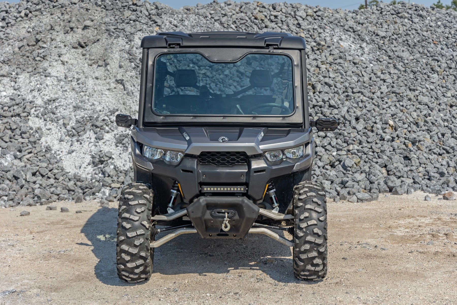 Electric Tilt Windshield | Glass | Can-Am Defender HD8/HD9/HD10 by Rough Country