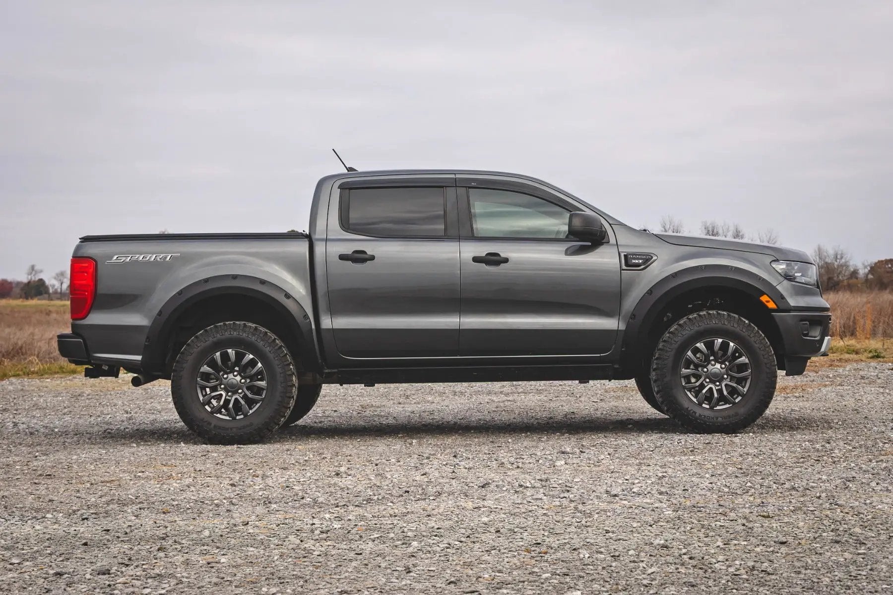 Pocket Fender Flares | G1 Black | 6' Bed | Ford Ranger 2WD/4WD (2019-2023) by Rough Country