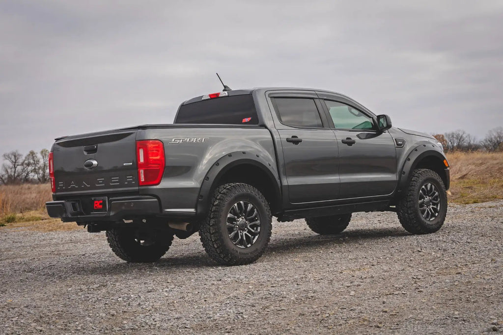 Pocket Fender Flares | G1 Black | 6' Bed | Ford Ranger 2WD/4WD (2019-2023) by Rough Country