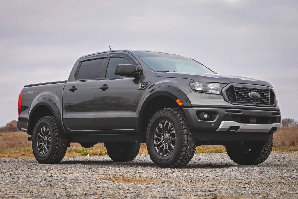 Pocket Fender Flares | G1 Black | 6' Bed | Ford Ranger 2WD/4WD (2019-2023) by Rough Country