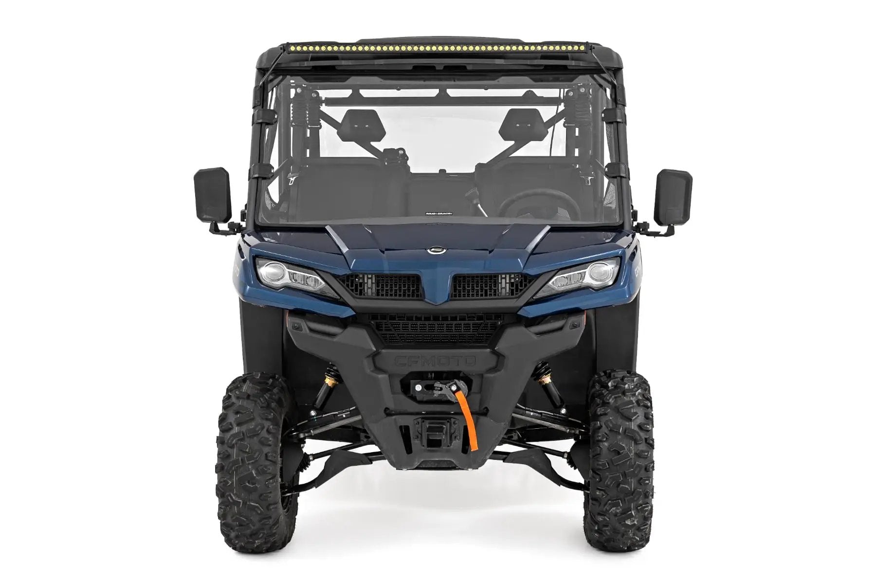 LED Light Kit | Front Mount | 50" Black Single Row | CFMOTO UFORCE 1000 by Rough Country