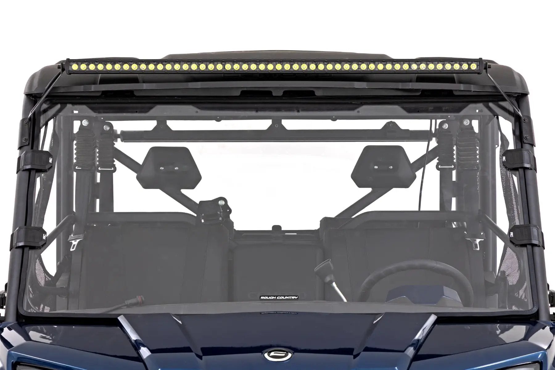 LED Light Kit | Front Mount | 50" Black Single Row | CFMOTO UFORCE 1000 by Rough Country
