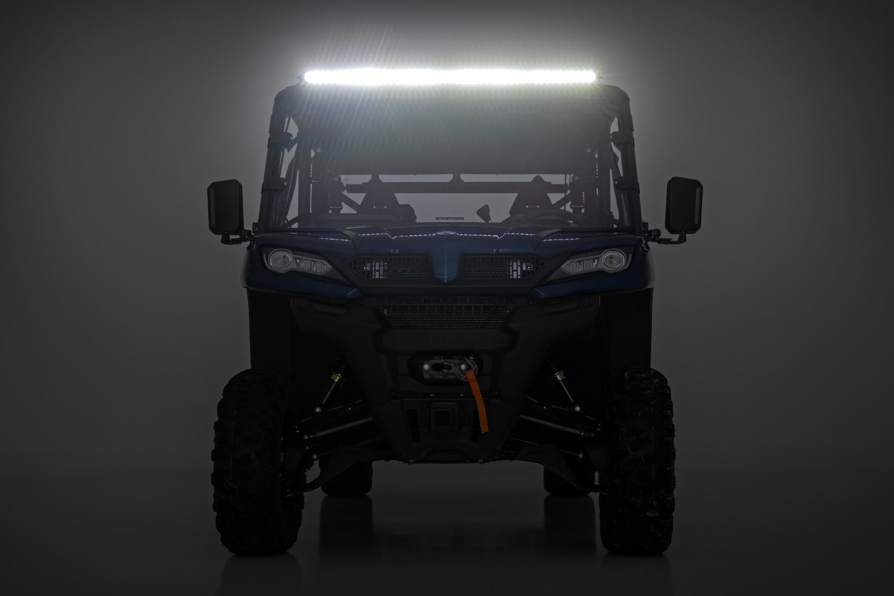 LED Light Kit | Front Mount | 50" Black Single Row | CFMOTO UFORCE 1000 by Rough Country