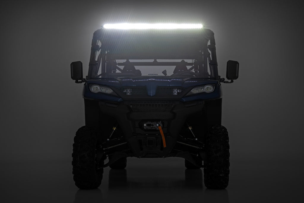 LED Light Kit | Front Mount | 50" Black Single Row | CFMOTO UFORCE 1000 by Rough Country