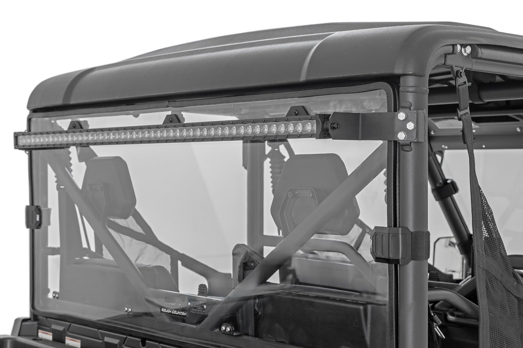 LED Light Kit | Rear Mount | 50" Black Single Row | CFMOTO UFORCE 1000 by Rough Country