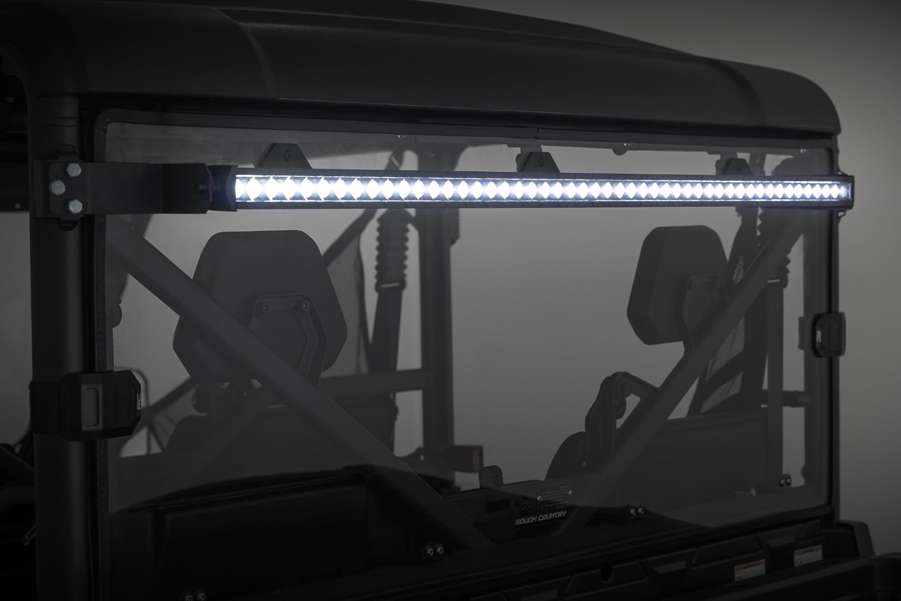 LED Light Kit | Rear Mount | 50" Black Single Row | CFMOTO UFORCE 1000 by Rough Country