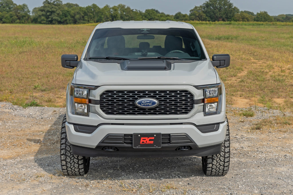 Hood Scoop | Gloss Black | Ford F-150 2WD/4WD (2021-2026) by Rough Country