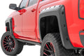 Pocket Fender Flares | 6'7" & 8' Bed | GBA Black | Chevy Silverado 1500 (14-18)/ 2500HD (15-19) by Rough Country