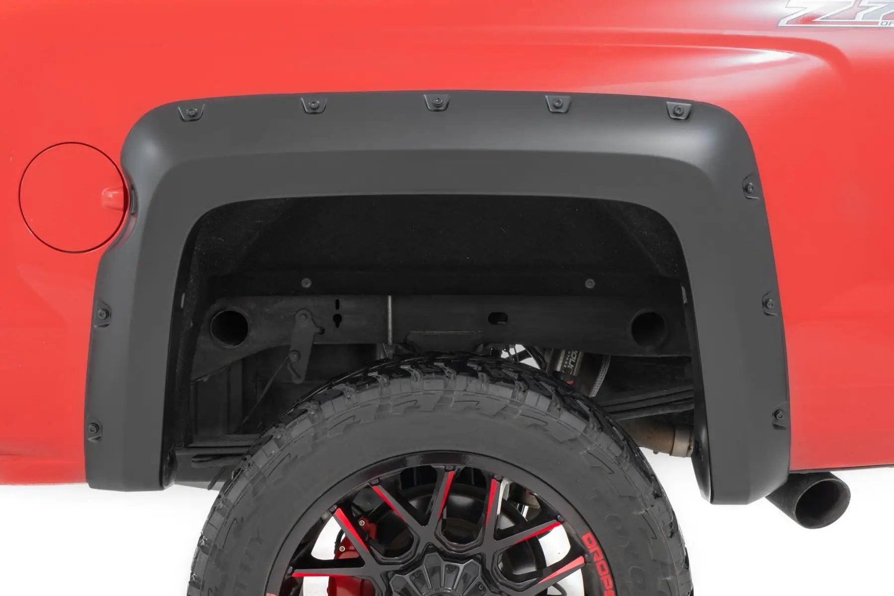 Pocket Fender Flares | 5'9" Bed | GBA Black | Chevy Silverado 1500 (14-18 & Classic) by Rough Country