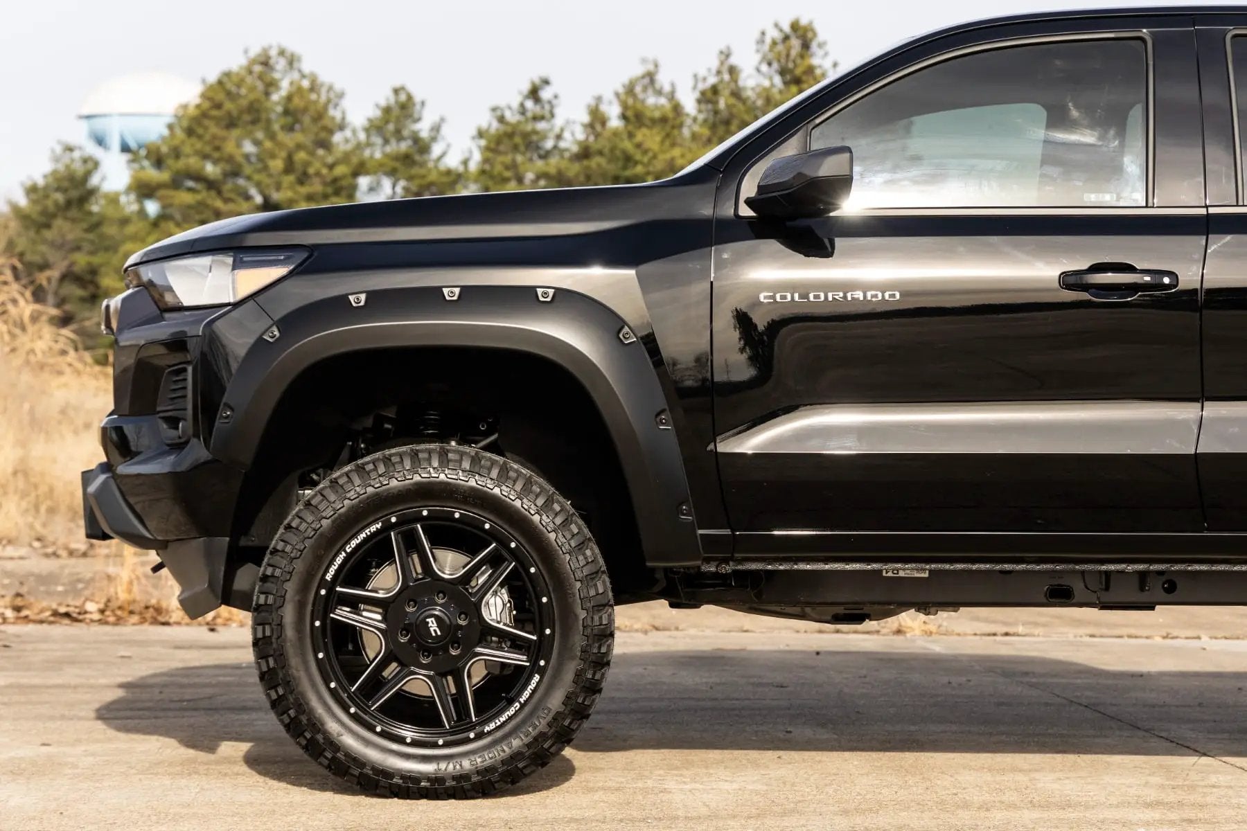 Pocket Fender Flares | GBA Gloss Black | Chevy Colorado 2WD/4WD (2023-2026) by Rough Country