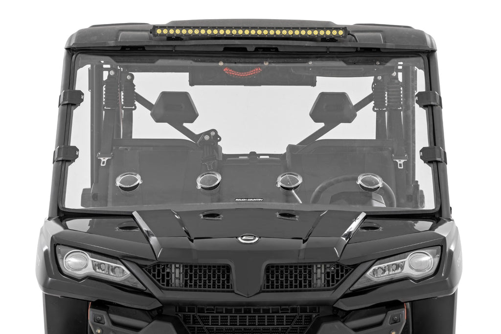 Vented Full Windshield | Scratch Resistant | CFMOTO UFORCE 1000 by Rough Country