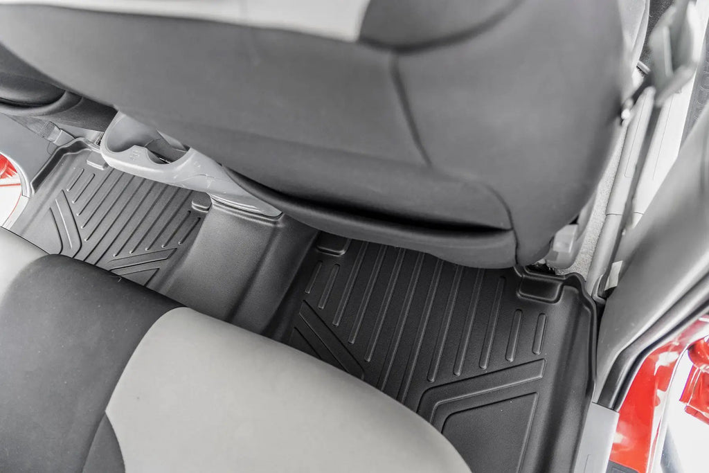 Floor Mats | Front and Rear | Double Cab | Toyota Tacoma 2WD/4WD (2005-2011) by Rough Country