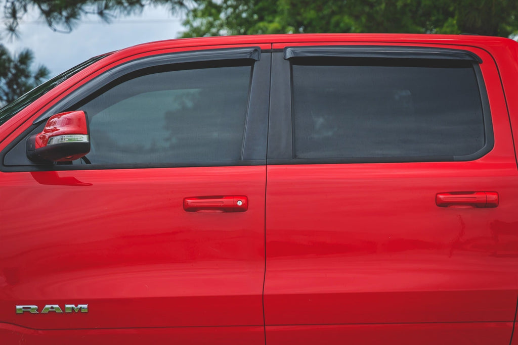 Side Window Deflectors | Tape On Rain Guard | Ram 1500 (19-26)/1500 TRX (21-24) by Rough Country