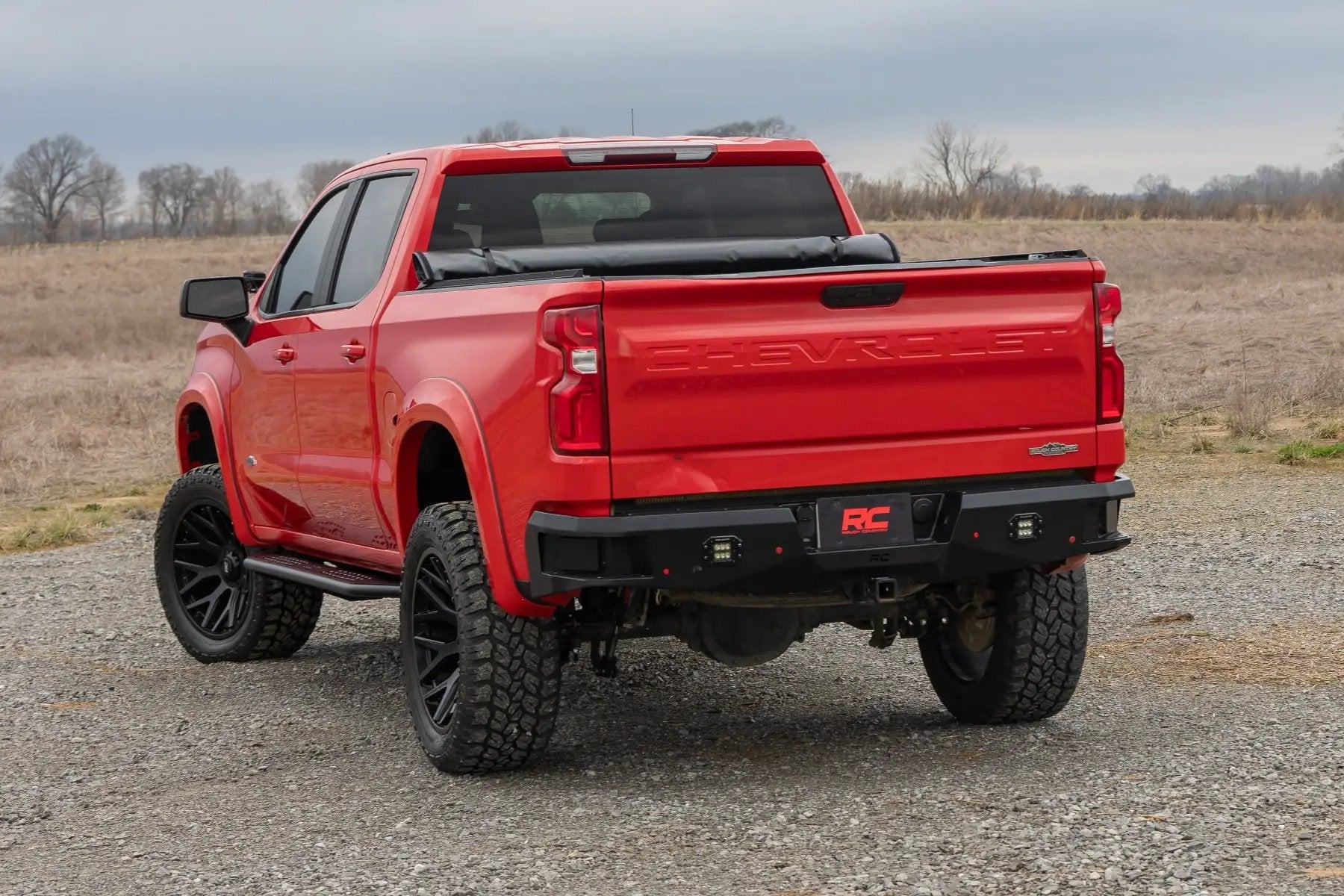 OV2 Running Boards | Side Step Bars | Crew Cab | Chevy/GMC 1500/2500HD (19-26) by Rough Country