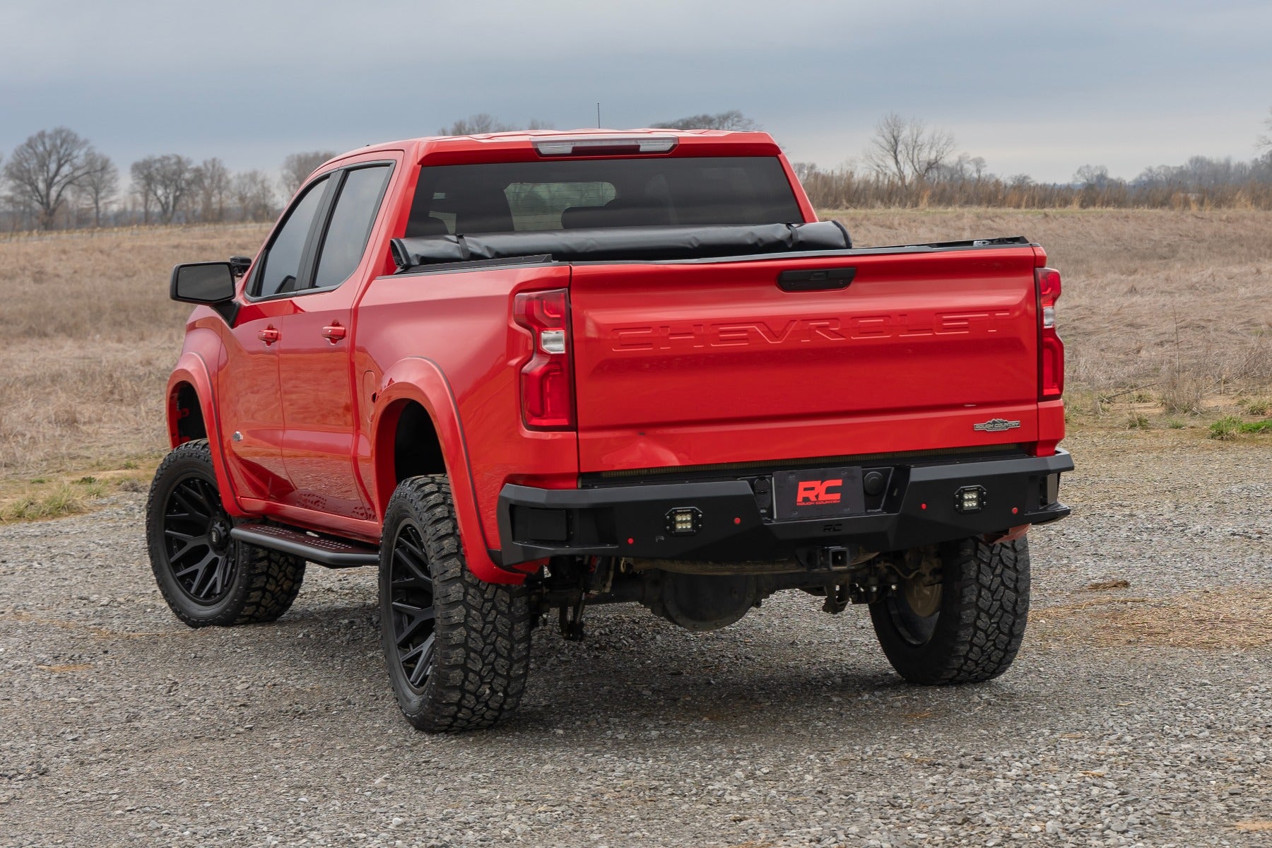 OV2 Running Boards | Side Step Bars | Crew Cab | Chevy/GMC 1500/2500HD (19-26) by Rough Country